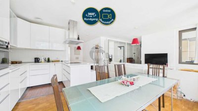 CITY-APARTMENT MIT BALKON, TG-STELLPLATZ & CONCIERGE SERVICE – WOHNEN IM HERZEN VON FRANKFURT