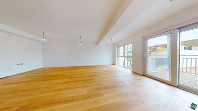 Am Kutschkermarkt | Exklusive Dachgeschoßwohnung mit Dachterrassen und Balkon