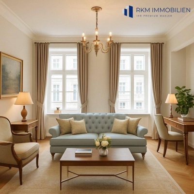 Charmante, hochwertig sanierte 3-Zimmer-Altbauwohnung in Bestlage der Josefstadt