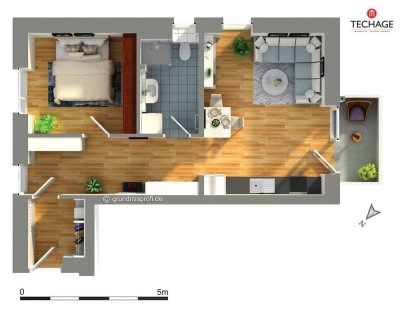 NEUBAU! Wunderschöne gut geschnittene Wohnung!