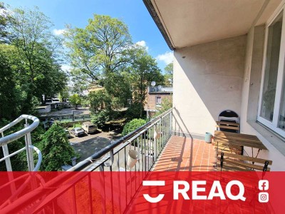 Möblierte 1-Zimmer Studentenwohnung mit Einbauküche und Sonnenbalkon!