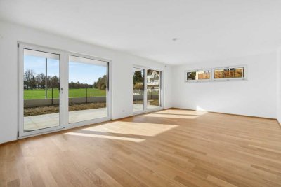 Moderne, hochwertige 4-Zimmer Gartenwohnung mit zwei Terrassen | Haus B Wohnung 12