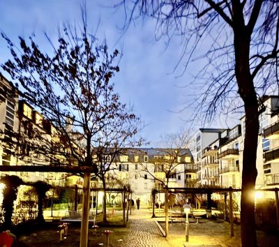 Ruhig gelegenes, charmantes 1-Zi. EG-Terrassen-Appartment in Obersendling per sofort vermietbar