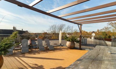 Exklusives Penthouse in Gründerzeitvilla mit großer Dachterrasse