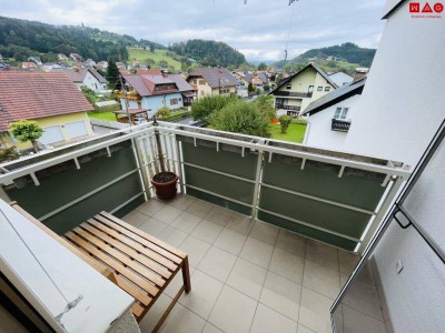 Traumhafter Ausblick vom Balkon, Wohnen am Stadtrand von Voitsberg!