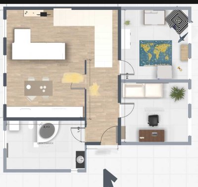 Saniert 2023! Stilvolle 4-Zimmer-Maisonette-Wohnung mit Balkon & Küche