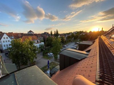 Stilvolle Dachgeschosswohnung mit Maisonette-Charakter im Herzen von Bayreuth