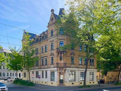 **Wohnen im charmanten Altbau unweit des Trachenberger Platzes**