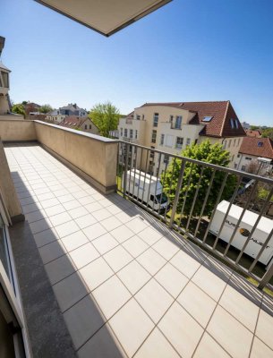 Blick ins Rosental - leerstehende 2 Zimmerwohnung mit großem Balkon!