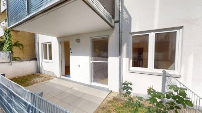 Ruhiges Wohnglück: 3-Zimmer-Neubau mit Garten zur Hofseite