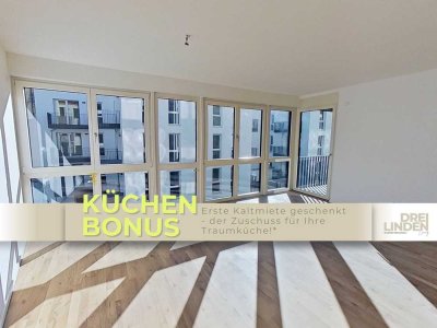 Sichern Sie sich Ihren KÜCHENZUSCHUSS: Lichtdurchflutete 3-Zimmer-Wohnung mit BALKON im Neubaupro...