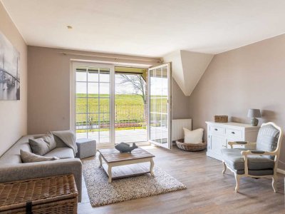 Wohnen unter Reet mit Elbblick!