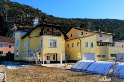 Bezirk Baden, Stilvolle, renovierte Jahrhundertwendevilla mit fast 1000m² Garten zu verkaufen.