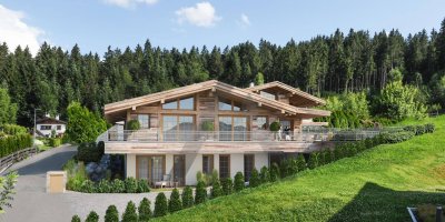 Neubau: Chalets in Aussichtslage am Waldrand