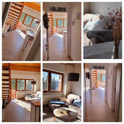 2-Zimmer-Maisonette-Wohnung m. Balkon und EBK im Feriengebiet fester Wohnsitz oder Ferienvermietung