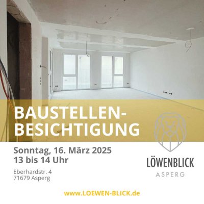 Ruhige und moderne 4,5-Zimmer-Maisonette-Neubauwohnung mit Südbalkon im Herzen von Asperg!