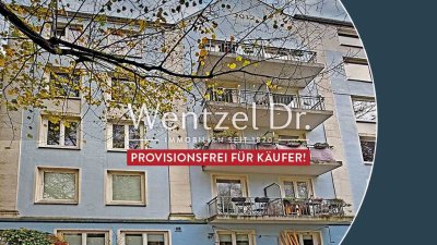 renovierungsbedürftige Eigentumswohnung zum Kauf in Hamburg Eppendorf - Wentzel Dr.