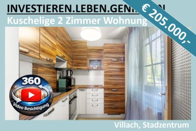 KUSCHELIGE 2-ZIMMER WOHNUNG UM € 205.000,-