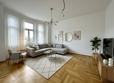 Jetzt Provisionsfrei! Sanierter Altbautraum mit großzügiger hofseitiger Loggia - Stilaltbau am Rennweg - S-Bahn St. Marx ums Eck