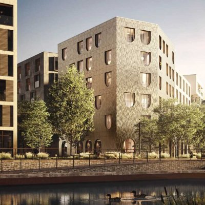 OHNE Einbau-Küche: Moderne Design-Wohnung im Herzen des ehemaligen BUGA-Geländes