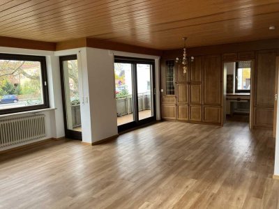 Gepflegte 4-Zimmer Wohnung mit Garage in Großlangheim