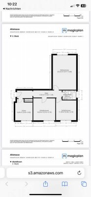Renovierte 3,5 Raum Wohnung mit Blick ins Grüne
