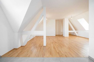 3-Zimmer-Dachgeschoss-Wohnung – direkt auf der beliebten Karl-Heine-Straße