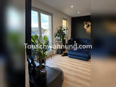 Tauschwohnung: Schöne, zwei Zimmerwohnung mit Dachterrasse, Tausch 3-4 Zim.