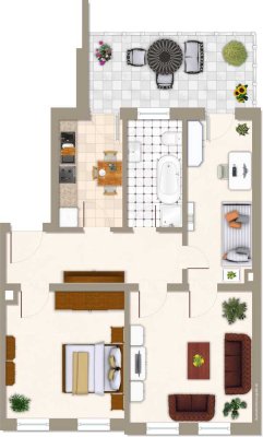 3 Raumwohnung mit Aufzug und Balkon in Gohlis