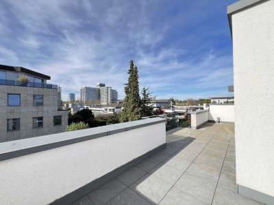 Exklusive Penthouse Wohnung mit großzügiger Dachterrasse und Weitblick!