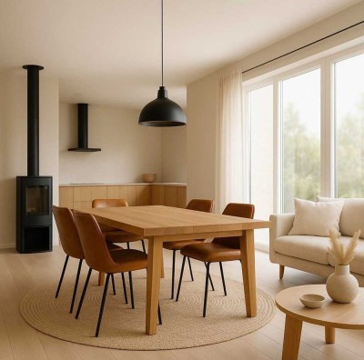 NEUBAU | 2 Zi Erdgeschosswhg. Küche | Kamin | Westterasse | Garten | Dez 25