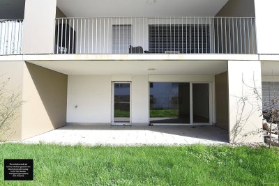 PROVISIONSFREIE NEUBAU 3-Zimmer-GARTENWOHNUNG mit KÜCHE und TERRASSE, zentrale Lage in Dornbirn/Hatlerdorf