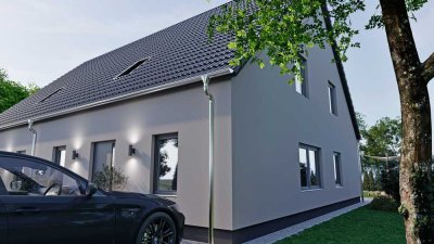 TOLLES ZWEIFAMILIENHAUS, NEUBAU in Angelmodde, FBH, A+, PV-Anlage, Lüftung mit Grundstück