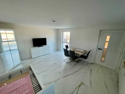 Vollmöblierte 1-Zimmerwohnung mit hochwertiger EBK für Wochenendpendler