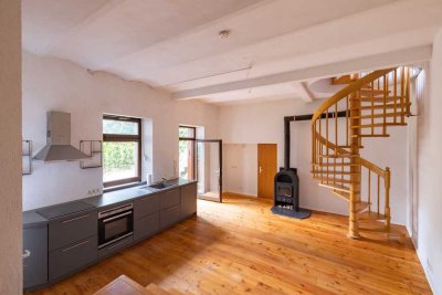 Maisonette WHG - Traum über zwei Etagen mit Balkon, Terrasse und Gemeinschaftsgarten