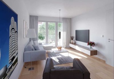 Neubau Helle 2-Zimmer Wohnung mit Eichenparkett im BMW-Viertel - Top Standort!