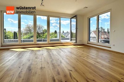 Exklusives Penthouse in grüner Umgebung - barrierefrei mit Aufzug in kleiner Stadtvilla & Appartemen