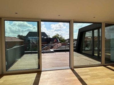 Traumhafte Penthouse-Wohnung mit 3 Zimmern & großzügiger Dachterrasse mit Blick auf das Weserstadion