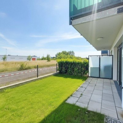 Neubau-Erdgeschoss mit Traumgarten – ideal für Singles &amp; Paare!