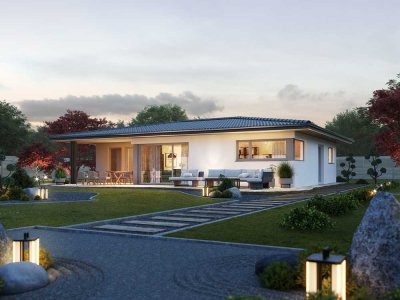 Bungalow mit Grundstück in EH40 plus u. Markenküche
