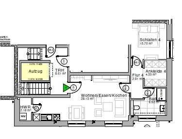 Attraktive Wohnung in Leverkusen-Rheindorf mit Aufzug