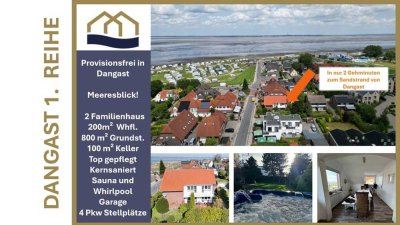 Dangast-Meerblick 1.Reihe EINMALIG Gelegenheit exklusives Zweifamilienhaus zum Eigennutz/ Vermietung