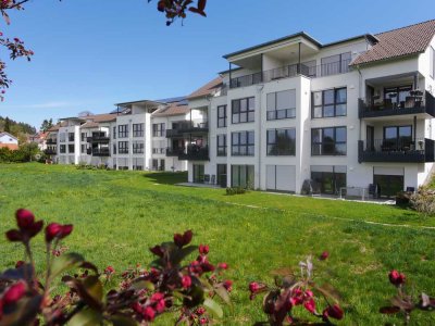 Sonnendurchflutete Wohnung mit Weitblick ins Grüne