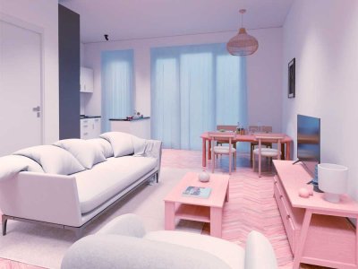 Kapitalanlage mit Perspektive – Gemütliche 2-Zi.-Wohnung mit Balkon und KfW-Förderung in Langen