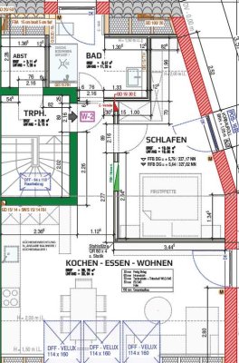 Erstbezug! Hochwertige 2-Zimmer-DG-Wohnung in Toplage