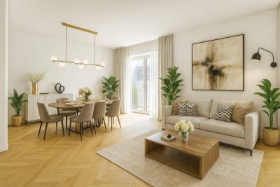 TERRASSENHIT – Wohnen mit Ausblick und Citynähe - ca. 57 m² WFL - 2 Zimmer - Erstbezug - Baujahr 2025 - Absolute Ruhelage