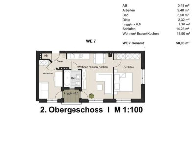Köln Altstadt-Süd: Exklusive 3-Zimmer-Eigentumswohnung mit Balkon in der Thieboldsgasse 82, WE 7