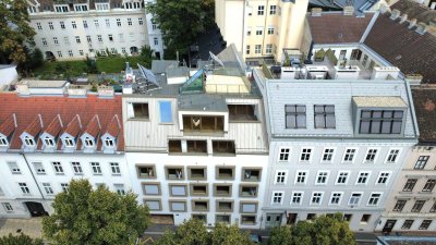 Stil trifft Wohlfühlambiente - Das Stadthaus Miller - Exzellente Lage mit Süd/West Loggia - Nahe Mariahilfer Str. &amp; Westbahnhof