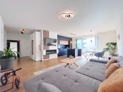 Exklusive 2-ZW mit hochwertiger Ausstattung und Balkon – Wohnen in moderner Architektur - KFW-55