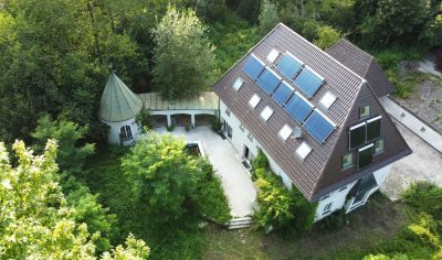 Wohnen & Arbeiten unter einem Dach – Stilvolle Villa im Gewerbegebiet Augsburg-Göggingen